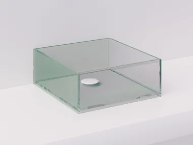 Lavabo da appoggio in vetro GLASS GSG Ceramic Design