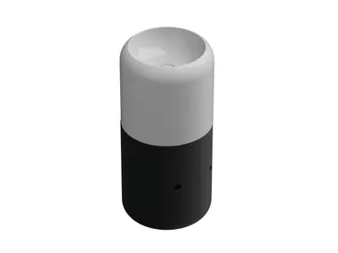 Mobile lavabo da terra in alluminio PETRA GSG Ceramic Design