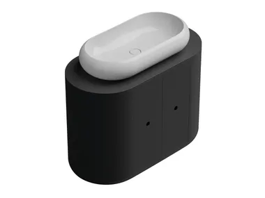 Mobile lavabo da terra in MDF PETRA GSG Ceramic Design