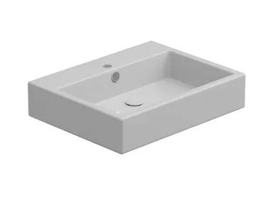Lavabo sospeso in ceramica QUAD GSG Ceramic Design