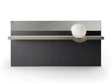 Mensola in legno con illuminazione integrata STRESA MIRROR Gallotti&Radice