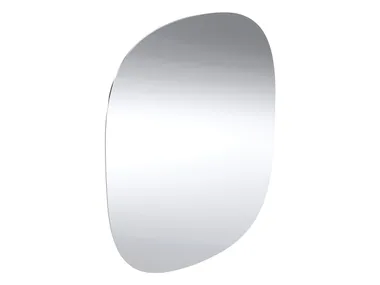 Specchio bagno ovale con illuminazione integrata da parete OPTION Geberit