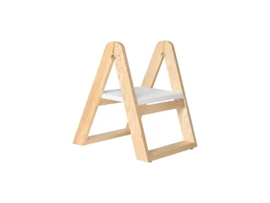 Scaletta pieghevole in rovere REECH Gejst