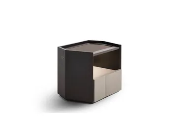 Comodino in legno con illuminazione DELPHI Giorgetti