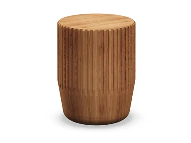 Tavolino da giardino rotondo in teak ARBOR Gloster
