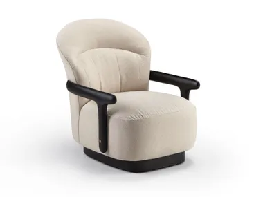 Poltrona in pelle con braccioli FUSION HOTHING