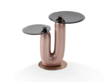 Tavolino da caffè alto in vetro MUSHROOM HOTHING
