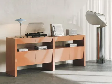 Consolle rettangolare con cassetti BEVEL Hermhaus