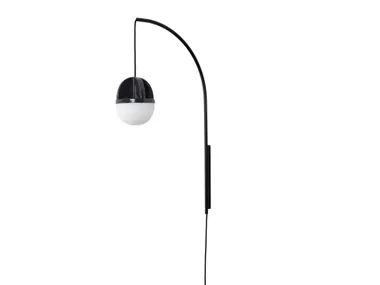 Lampada da parete in ceramica con braccio fisso HALF&HALF Hind Rabii