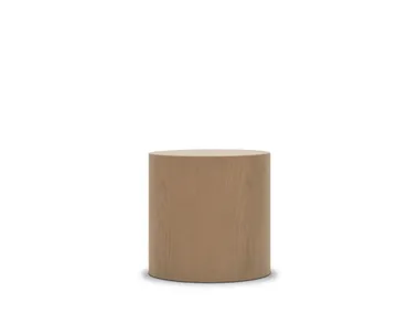Tavolino rotondo in legno ESSENCE ROUND PLINTH 16 Humble Nature