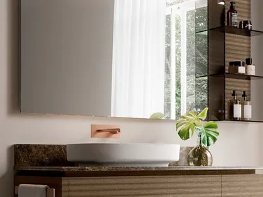 Lavabo ovale da appoggio in ceramica POOL Ideagroup