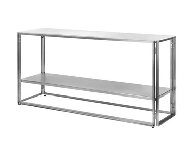 Consolle rettangolare in acciaio inox KRISTINA DAM - FOLDABLE CONSOLE In Stock