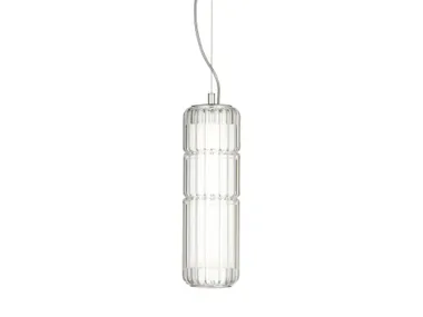 Lampada a sospensione in vetro borosilicato LEUCOS - STACKING S 30 V RIG In Stock