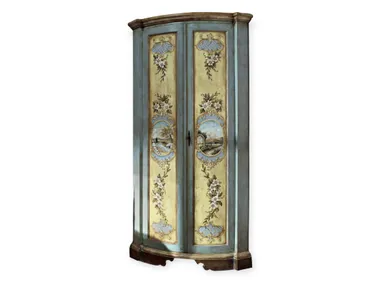 Armadio ad angolo in legno massello AP265 Interiors Italia