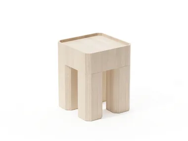 Tavolino quadrato in legno BLOCK 40 Joyf