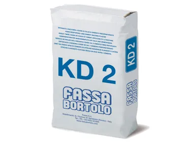 Intonaco fibrorinforzato a base di calce e cemento KD 2 Fassa Bortolo