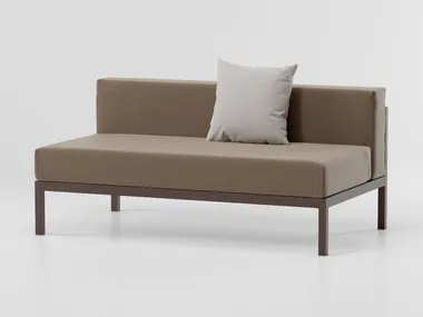 Divano da giardino modulare in tessuto LANDSCAPE Kettal