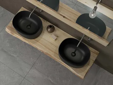 Piano lavabo doppio LIFE 05 LEGNOBAGNO