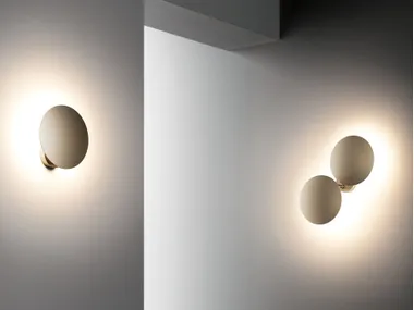 Lampada da parete a LED in alluminio PUZZLE ROUND LODES