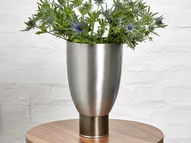 Vaso rotondo in acciaio inox OSLO Lambert