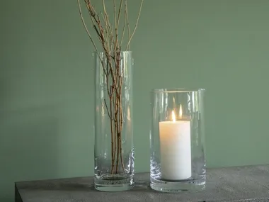 Portacandele / vaso in vetro SILVIO Lambert