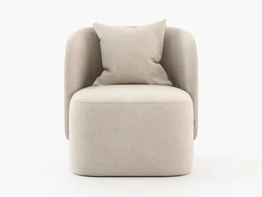 Poltroncina in tessuto LETO Laskasas