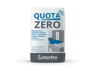 Massetto per strati di finitura e pendenze a basso spessore LECA® QUOTAZERO Laterlite