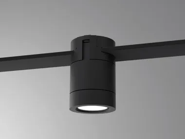 Sorgente fissa per illuminazione su cavi in alluminio LEVEL MINI Letroh