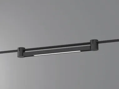 Sorgente a LED per illuminazione su cavi in alluminio LEVEL STUDIO Letroh