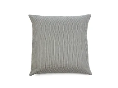 Cuscino quadrato a righe in lino SAILORS STRIPE Libeco Home