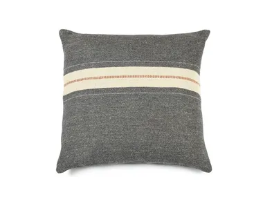 Cuscino quadrato in lino e lana LUC Libeco Home