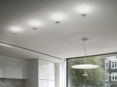 Lampada da soffitto in alluminio verniciato a polvere a incasso STILO_C Linea Light Group