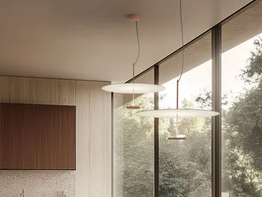 Lampada a sospensione in alluminio verniciato a polvere STILO_P Linea Light Group