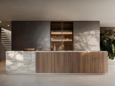 Cucina con isola ART MODULNOVA