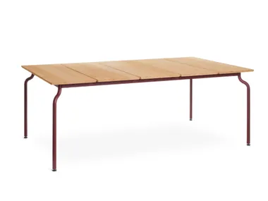 Tavolo rettangolare in teak SOUTH Magis