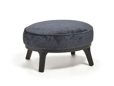 Pouf rotondo in tessuto OMARI Martinez Cardona
