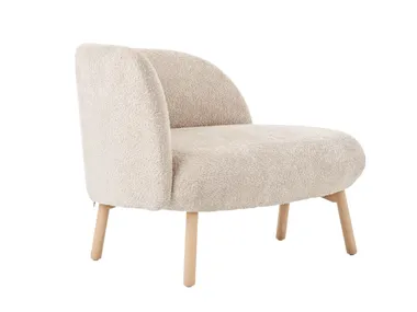 Chaise longue imbottita in tessuto THALIA R02 Mobitec