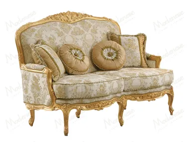 Divano in tessuto a 2 posti PALATIAL ELEGANCE Modenese Luxury Interiors