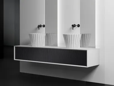 Mobile lavabo sospeso con cassetti SWING MonBlari