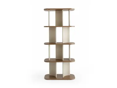 Libreria bifacciale in legno PARENTESI Morica Design