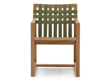 Sedia da giardino in teak con braccioli NETWORK 159 RODA