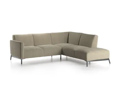 Divano angolare in tessuto TRATTO Natuzzi Italia