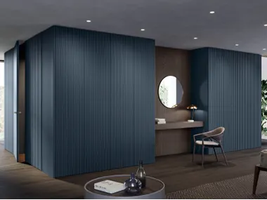 Armadio componibile a muro in legno STYLE OLIVIERI