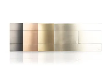 Placca di comando per wc in acciaio inox SLIM INOX OLI