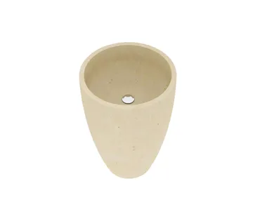Lavabo freestanding rotondo in pietra leccese L11 PIMAR