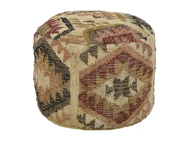 Pouf rotondo in cotone ISIS POMAX