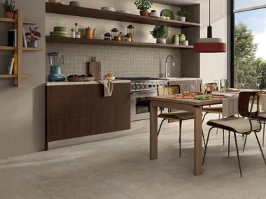 Pavimento/rivestimento in gres porcellanato effetto pietra SURROUND ROW Panaria Ceramica
