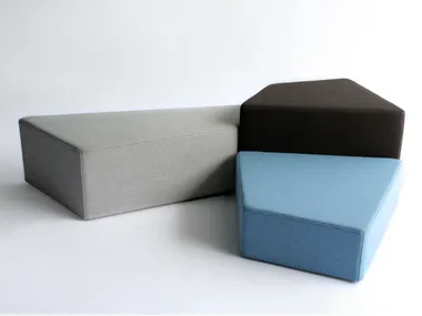 Pouf modulare in tessuto PANGAEA Phase Design