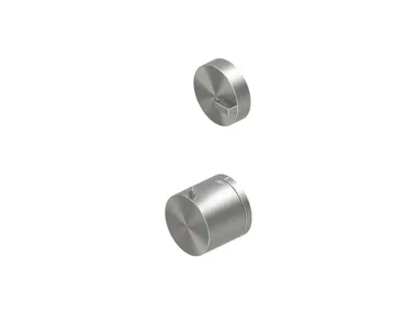 Miscelatore per doccia termostatico in acciaio inox con deviatore Q 18 47.0M QuadroDesign
