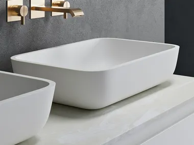 Lavabo da appoggio in Corian® ORION RILUXA